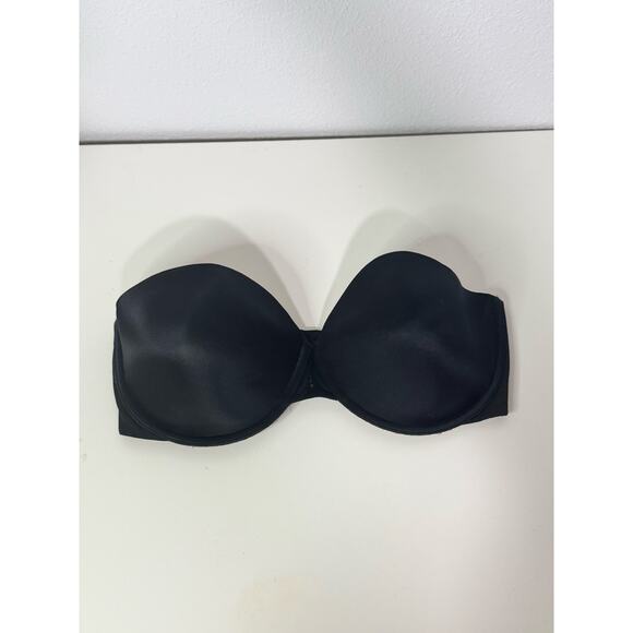 Victoria's Secret 34DD Black strapless Bra - Picture 1 of 6